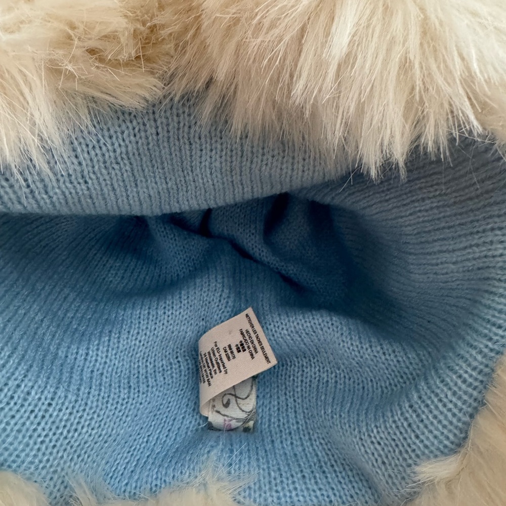 Free People Faux Fur Trapper Winter Hat with Faux Fur Fingerless gloves O/S - Picture 4 of 11